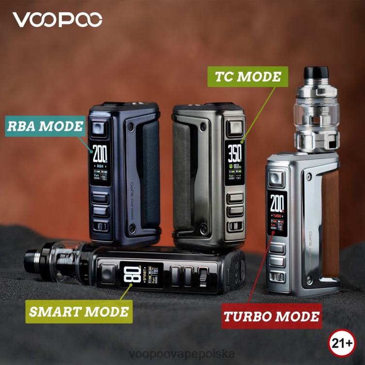VOOPOO ARGUS GT II zestaw zbiornika grafit R86801 | VOOPOO Polska